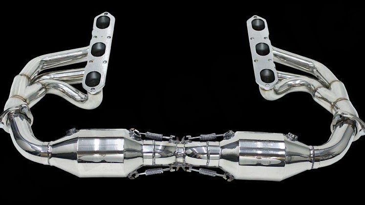 Photo of Cargraphic Sport Catalytic Converter Set "X" Pipe Version for the Porsche 997 (Mk I) Carrera - Image 4