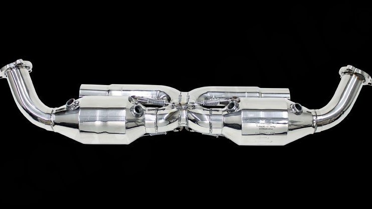 Photo of Cargraphic Sport Catalytic Converter Set "X" Pipe Version for the Porsche 997 (Mk I) Carrera - Image 2