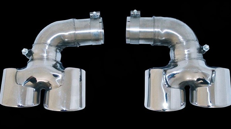 Photo of Cargraphic Double End Tailpipe Set for the Porsche 997 (Mk I) Carrera - Image 4