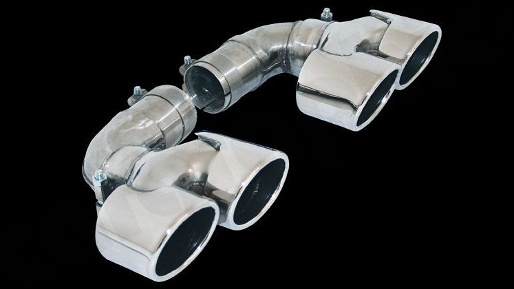 Photo of Cargraphic Double End Tailpipe Set for the Porsche 997 (Mk I) Carrera - Image 1