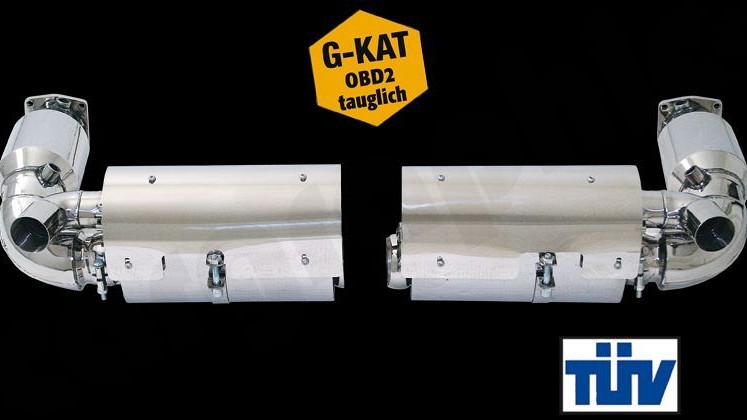 Photo of Cargraphic Sport Rear Silencers for the Porsche 997 (Mk I) Carrera - Image 1