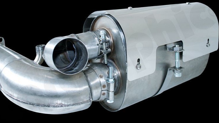 Photo of Cargraphic Sport Rear Silencer for the Porsche 997 (Mk I) Turbo/GT2 - Image 4