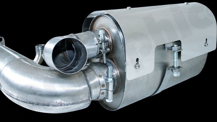 Photo of Cargraphic Sport Rear Silencer for the Porsche 997 (Mk I) Carrera - Image 4