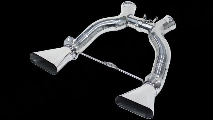 Photo of Cargraphic Rear silencer replacement H-pipe for the McLaren 650S - Image 2