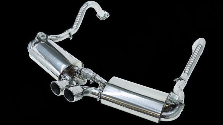 Photo of Cargraphic Sport Rear Silencer Set for the Porsche 981 Boxster/Cayman - Image 3