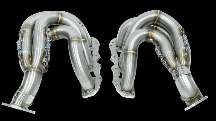 Photo of Cargraphic Longtube Manifolds without Catalytic Converters for the Porsche 981 Boxster/Cayman - Image 1