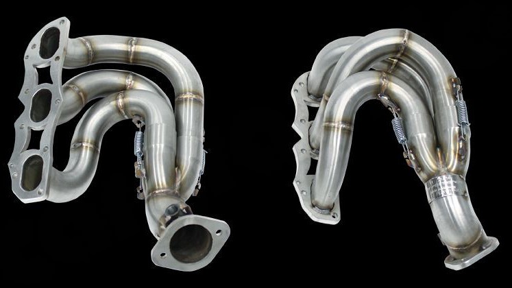 Photo of Cargraphic Longtube Manifolds without Catalytic Converters for the Porsche 981 Boxster/Cayman - Image 2