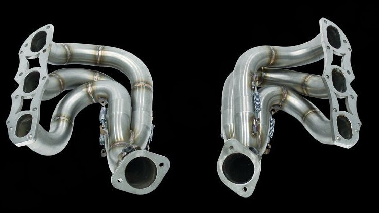 Photo of Cargraphic Longtube Manifolds without Catalytic Converters for the Porsche 981 Boxster/Cayman - Image 3
