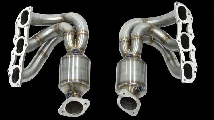 Photo of Cargraphic New Generation Long Tube Manifold Set for the Porsche 981 Boxster/Cayman - Image 4