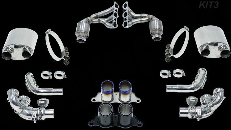 Photo of Cargraphic Sport Exhaust System Kit 3 for the Porsche 991 (Mk I) Carrera - Image 1