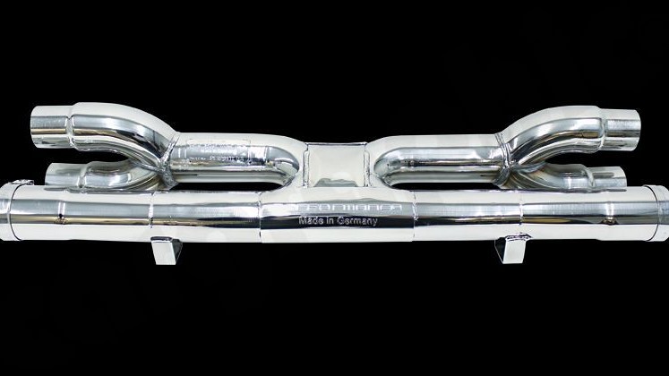 Photo of Cargraphic Rear Silencer Replacement X for the Porsche 991 (Mk I) Carrera - Image 2
