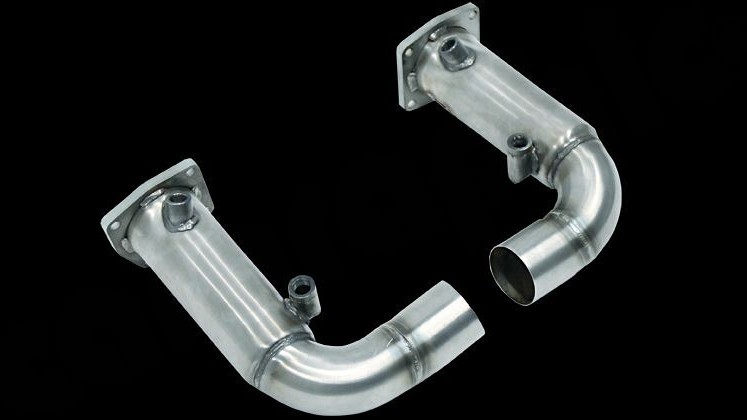 Photo of Cargraphic Catalytic Converter Replacement Pipe Set for the Porsche 991 (Mk I) Turbo - Image 1