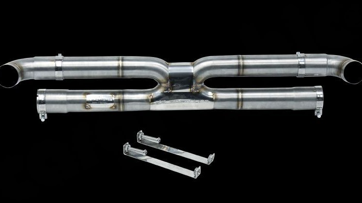 Photo of Cargraphic Rear Silencer Replacement X for the Porsche 997 (Mk I) Carrera - Image 1