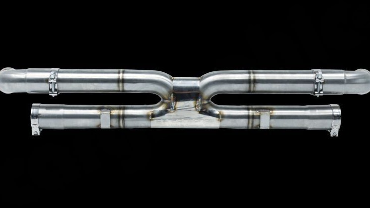 Photo of Cargraphic Rear Silencer Replacement X for the Porsche 997 (Mk I) Carrera - Image 4