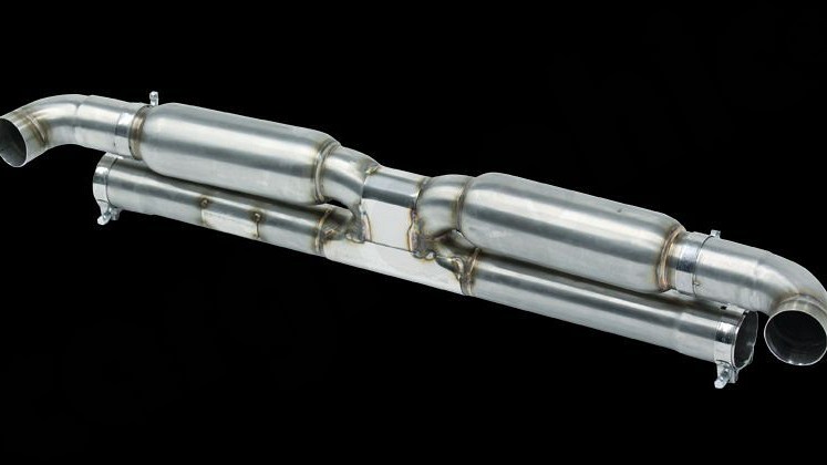 Photo of Cargraphic Rear Silencer Replacement X for the Porsche 997 (Mk I) Carrera - Image 6