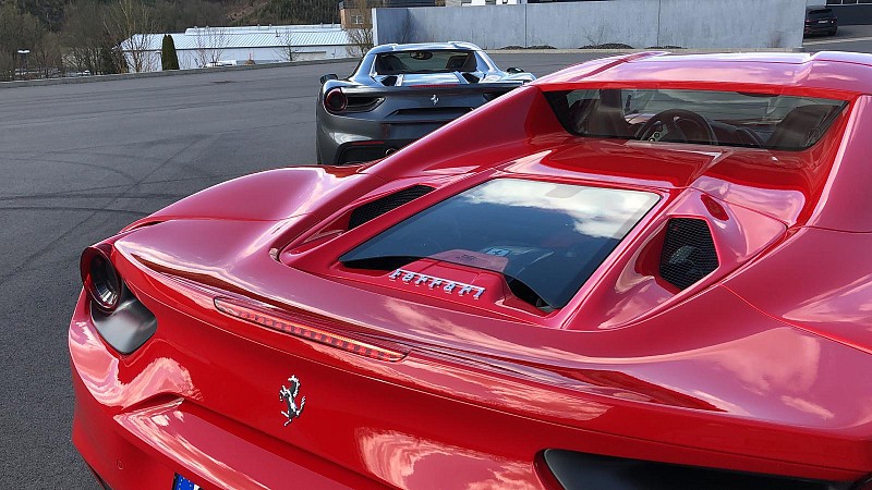 Photo of Capristo Engine Bonnet in Primed Carbon & Glass (Spider) for the Ferrari 488 GTB/Spider - Image 2