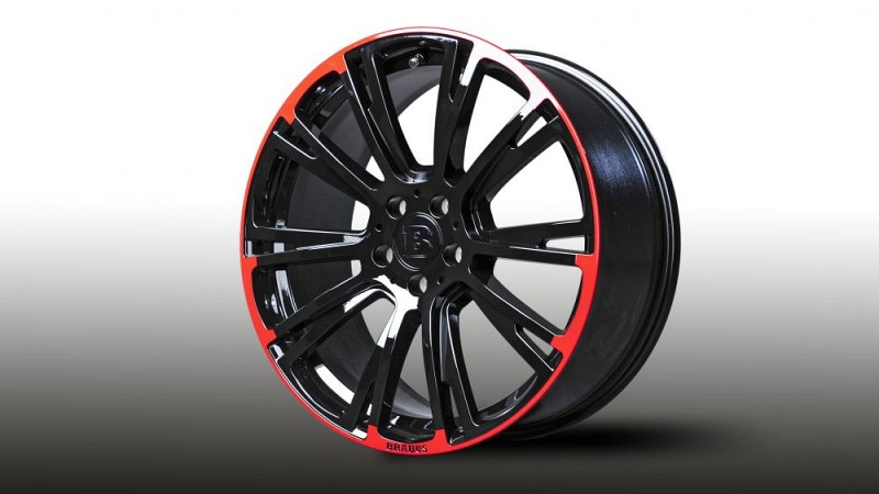 Photo of Brabus Monoblock R Wheels (Red/Black) for the Mercedes Benz E63 AMG (W213) - Image 3