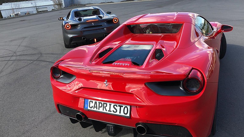 Photo of Capristo Engine Bonnet in Primed Carbon & Glass (Spider) for the Ferrari 488 GTB/Spider - Image 6
