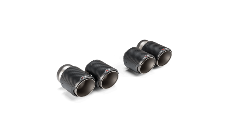 Photo of Akrapovic Tail Pipe Set (Carbon) Round (G82) for the BMW M4 - Image 1