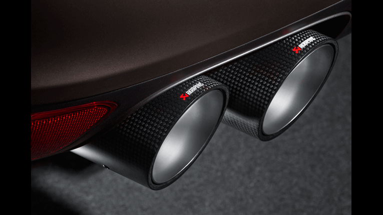 Photo of Akrapovic Tailpipe Set (Carbon) for the Porsche Cayenne Turbo (2003-2017) - Image 3