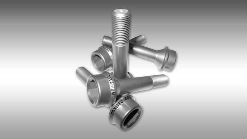 Photo of Novitec Titan Wheel Bolt Set (10 Pieces) for the Ferrari 488 Pista/Pista Spider - Image 1