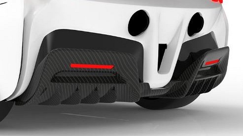 Photo of 1016 Industries Carbon Rear Diffuser for the Ferrari SF90 Spider/Stradale - Image 1