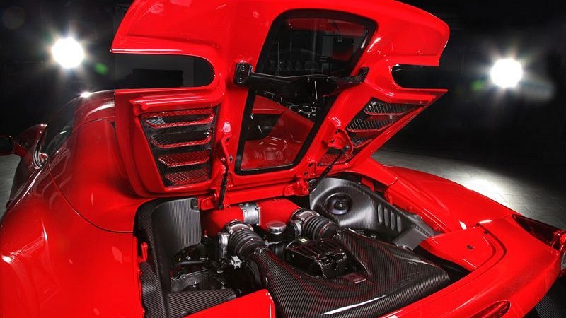 Photo of Capristo Engine Cover Set in Carbon Fibre (Spider) for the Ferrari 458 Italia/Spider - Image 4