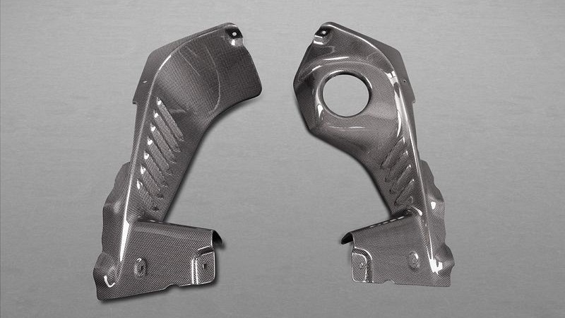 Photo of Capristo Engine Cover Set in Carbon Fibre (Spider) for the Ferrari 458 Italia/Spider - Image 7