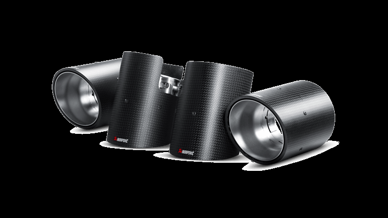 Photo of Akrapovic Tailpipe Set (Carbon) for the Porsche Cayenne Turbo (2003-2017) - Image 1