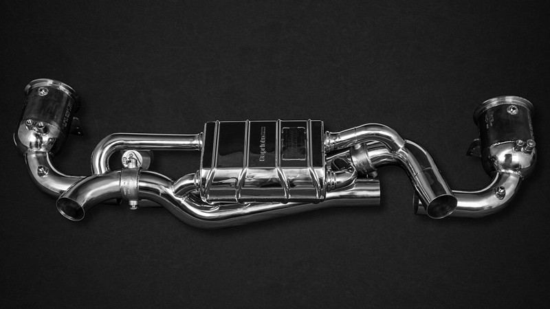 Photo of Capristo Valved Sport Exhaust with Cat Spare Pipes for the Porsche 992.1 Turbo/Turbo S - Image 2