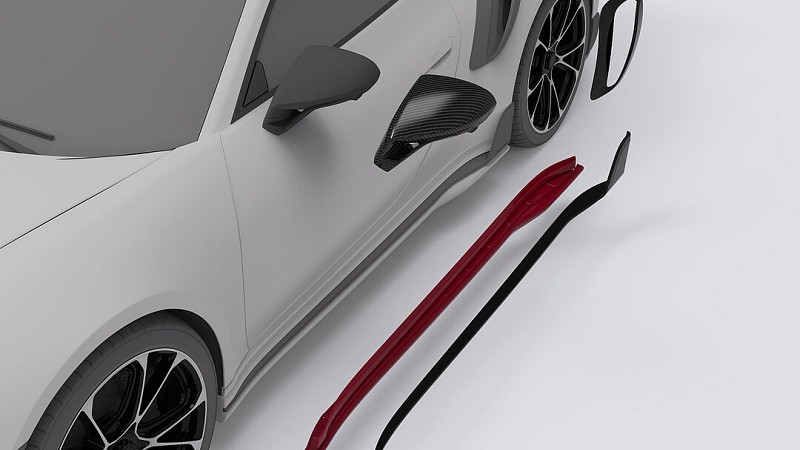 Photo of Techart side skirts for the Porsche 992 Turbo/S - Image 3