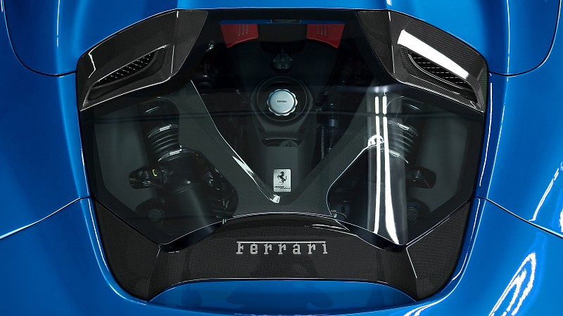 Photo of Capristo Carbon Fibre and Glass Bonnet for the Ferrari 488 Pista - Image 1