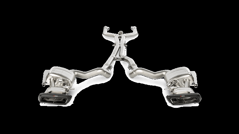 Photo of Akrapovic Evolution Line Titanium Exhaust for the Mercedes Benz C63 AMG (C205) - Image 2