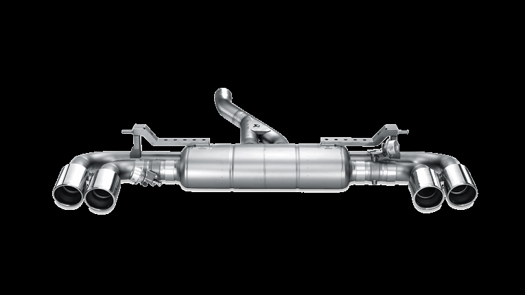 Photo of Akrapovic Slip-On Line Titanium Exhaust (Diesel) for the Porsche Cayenne (2003-2017) - Image 2