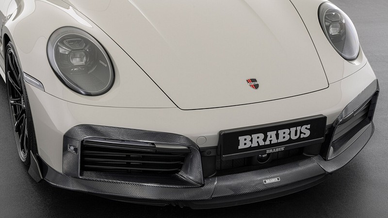 Photo of Brabus CARBON FRONT FASCIA INSERTS for the Porsche 992 Turbo / Turbo S - Image 2