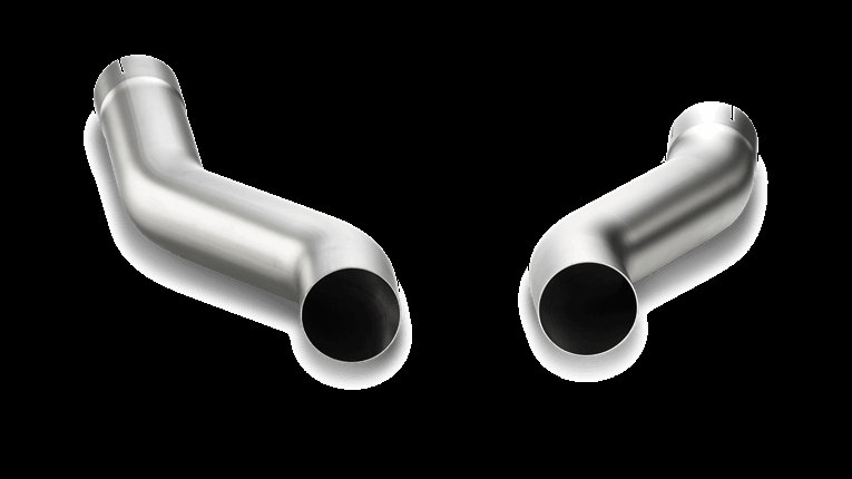 Photo of Akrapovic Link Pipe Set in Titanium for the Porsche Cayenne Turbo (2003-2017) - Image 1