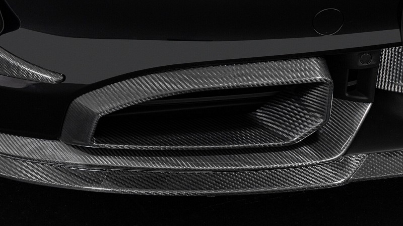 Photo of Brabus CARBON FRONT FASCIA INSERTS (Inner) for the Porsche Taycan - Image 1