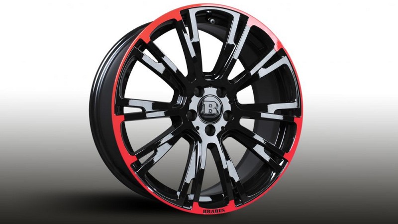 Photo of Brabus Monoblock R Wheels (Red/Black) for the Mercedes Benz E63 AMG (W213) - Image 1