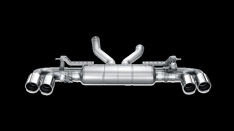 Photo of Akrapovic Slip-On Line Titanium Exhaust for the Porsche Cayenne Turbo (2003-2017) - Image 4