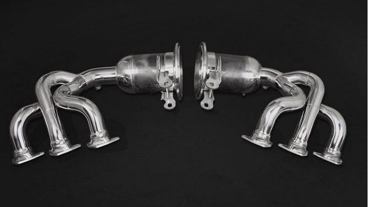 Photo of Capristo manifolds with 250-cell sport cats for the Porsche 992 GT3 - Image 1