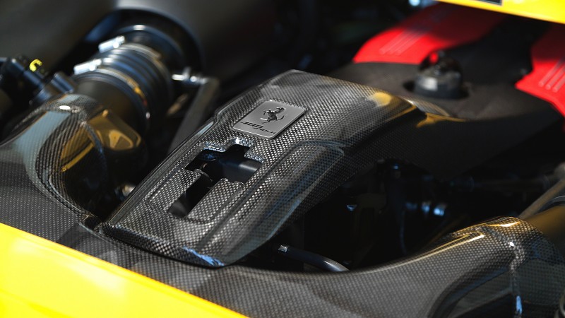 Photo of Capristo Carbon Lock Cover for the Ferrari 488 Pista - Image 2