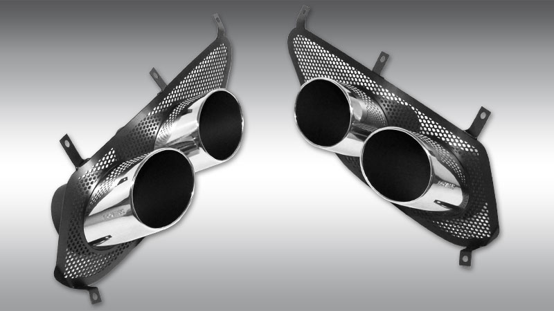 Photo of Novitec Set of 2 Tailpipes with new mesh insert for the Ferrari Portofino - Image 1