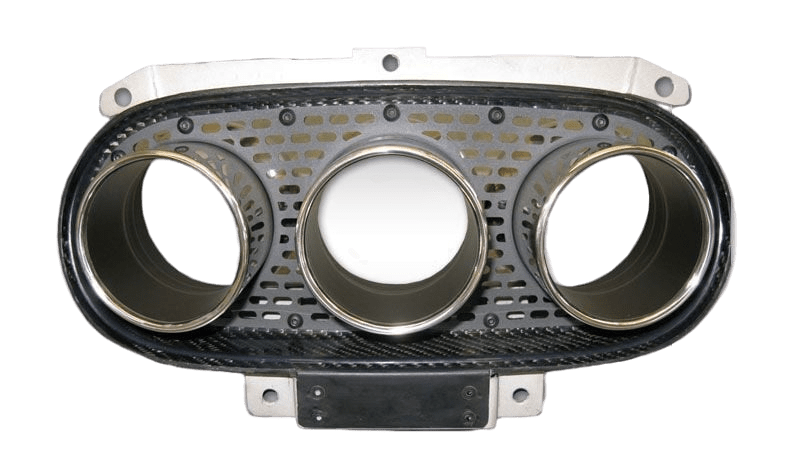 Photo of Novitec Tailpipes 3 x 90mm With Mesh Insert for the Ferrari 458 Italia/Spider - Image 2