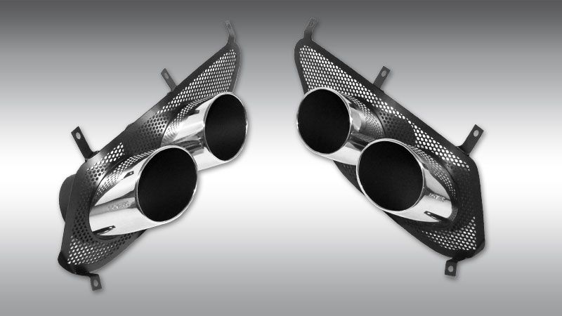 Photo of Novitec Tailpipes (Set of 2) with New Mesh Insert for the Ferrari GTC4Lusso - Image 1