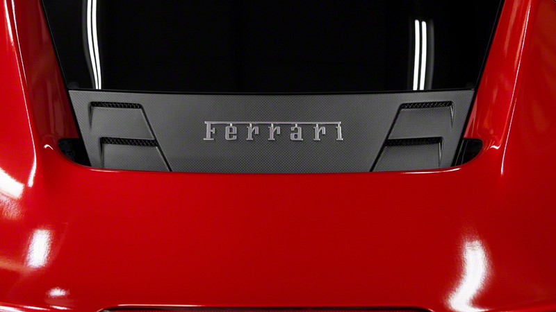 Photo of Capristo Air ducting at the rear made of full carbon for the Ferrari 488 Pista/Pista Spider - Image 1
