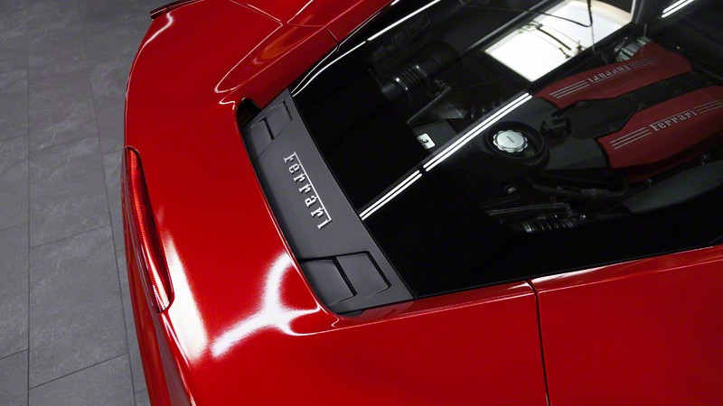 Photo of Capristo Air ducting at the rear made of full carbon for the Ferrari 488 Pista/Pista Spider - Image 2