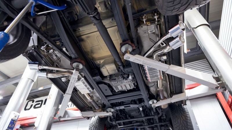 Photo of Capristo Two Tailpipe Exhaust System for the Mercedes Benz G63 AMG (W463) - Image 2