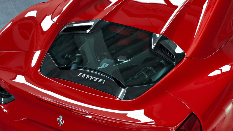 Photo of Capristo Engine Bonnet in Carbon & Glass (Spider) for the Ferrari 488 GTB/Spider - Image 2