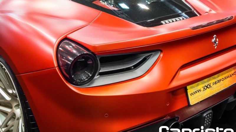 Photo of Capristo Tail Light Covers (Carbon) for the Ferrari 488 GTB/Spider - Image 4