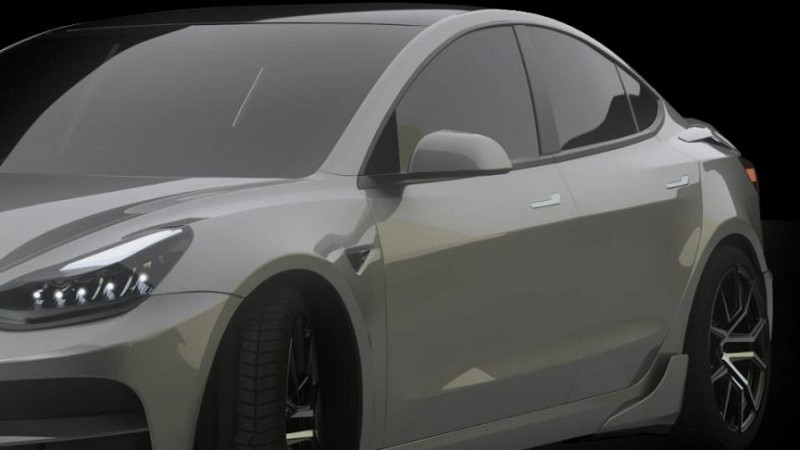 Photo of Startech Side Flaps for the Tesla Model 3 - Image 1